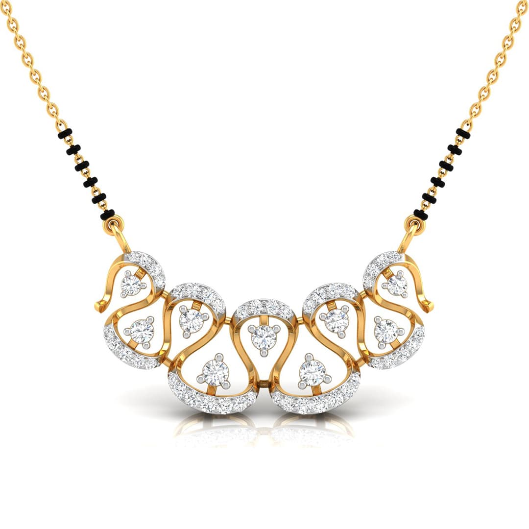 The Myra Diamond Mangalsutra