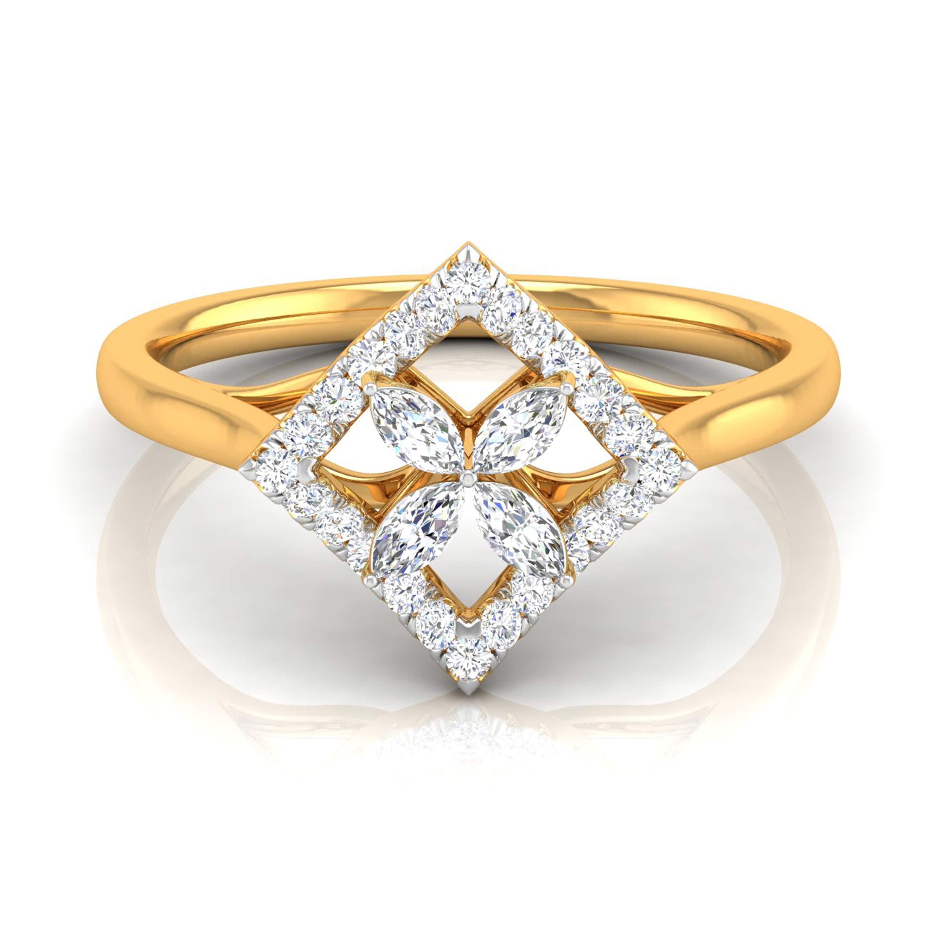The Floret Diamond Ring