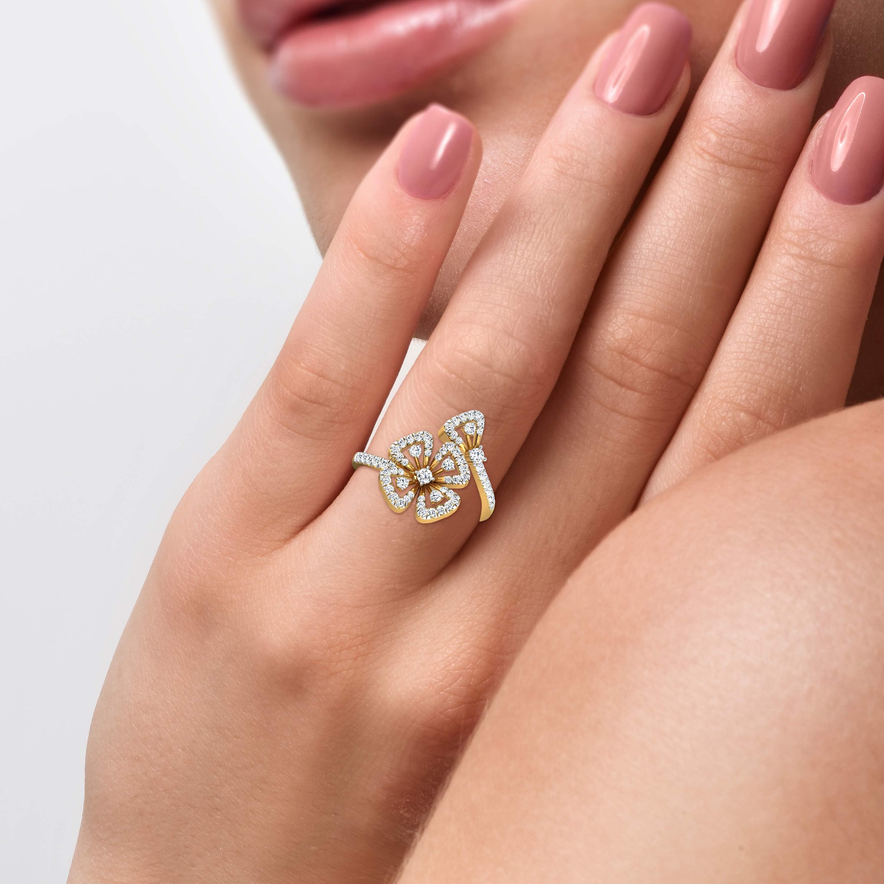 The Papillon Diamond Ring