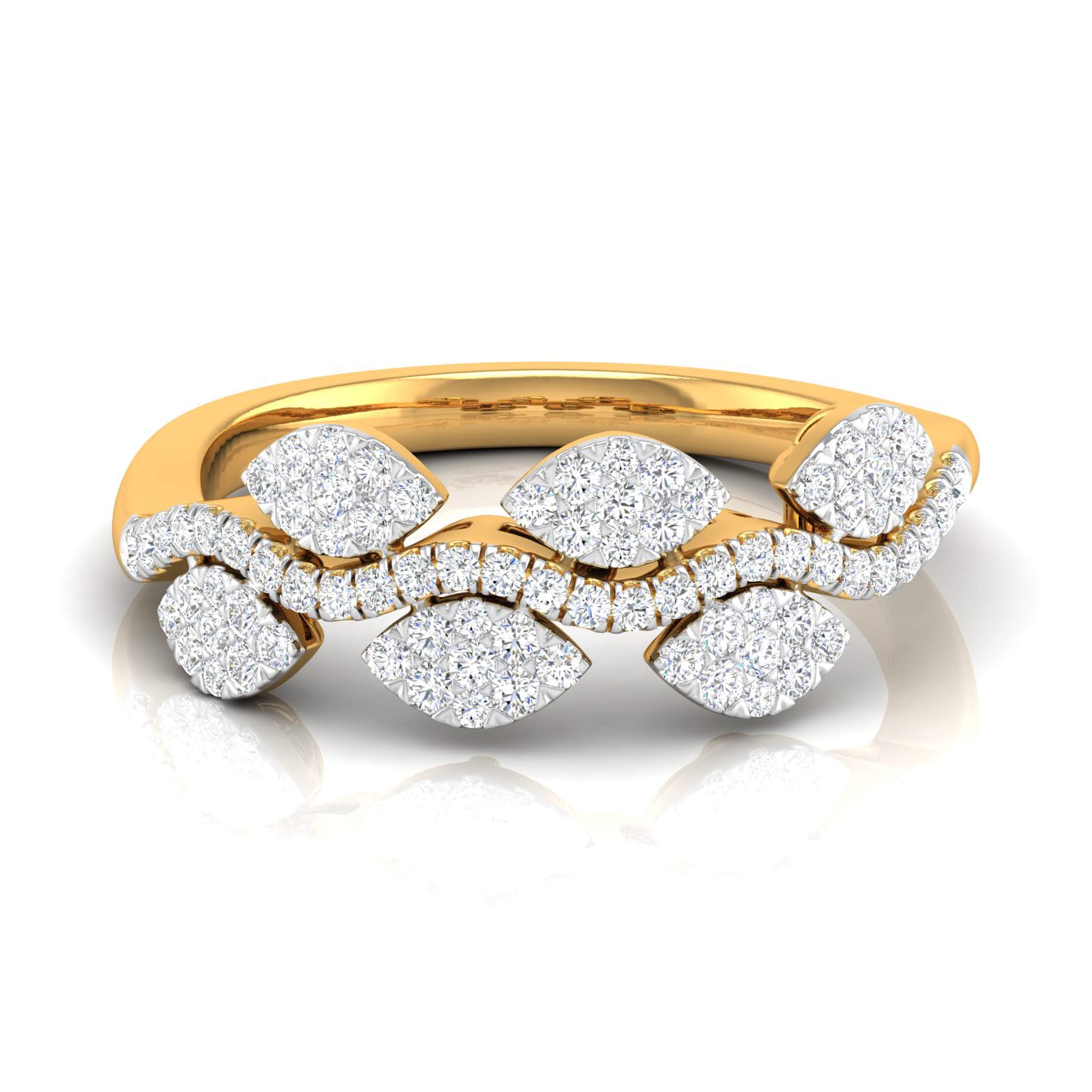 The Diamond Vine Ring