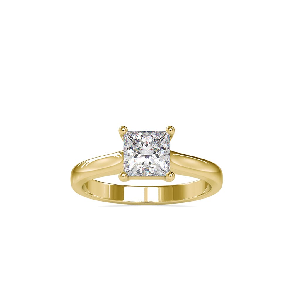 The Forever Solitaire Ring 1.00 Carat in 14K Yellow Gold