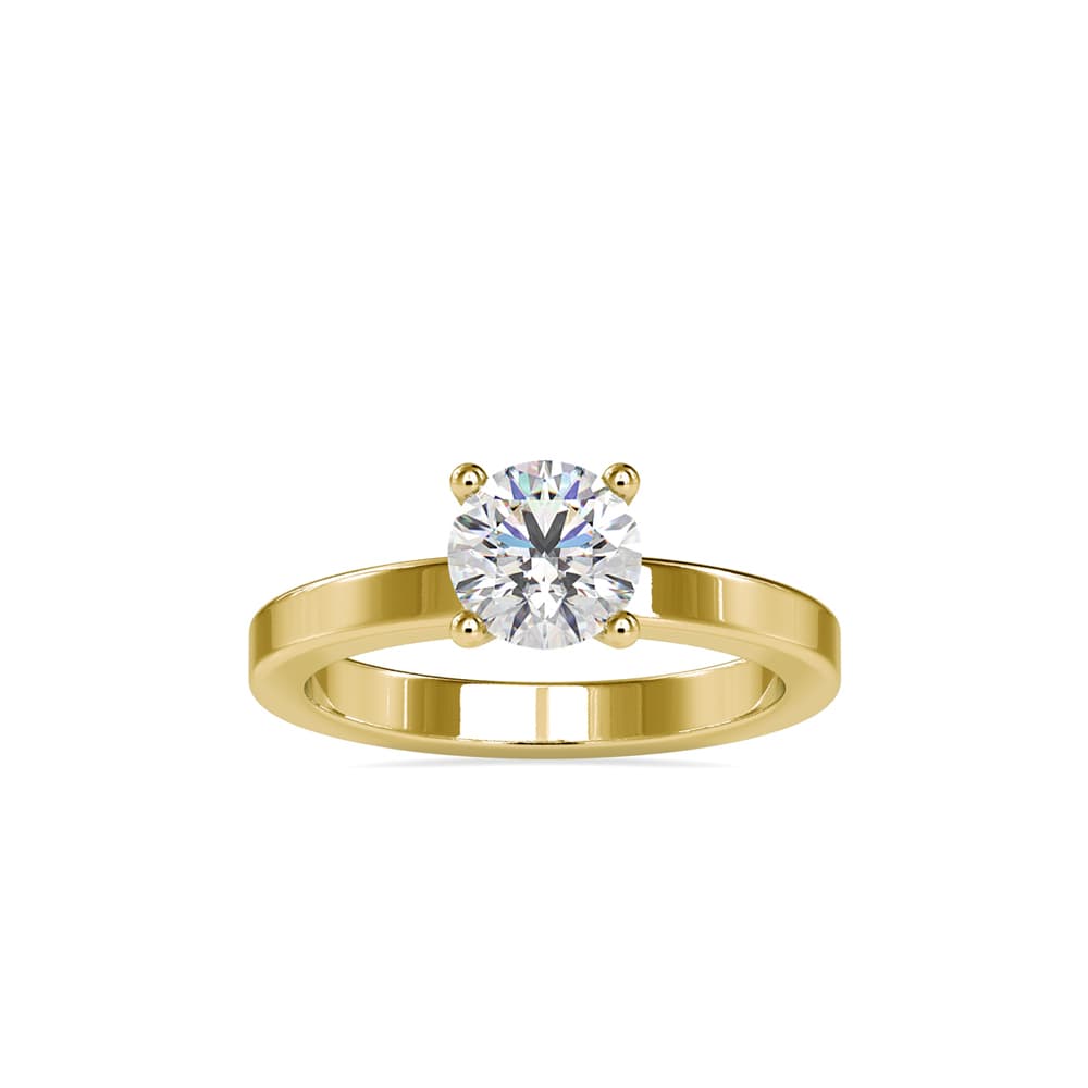 The Classic Four-Prong Solitaire Ring 1.00 Carat in 14K Yellow Gold