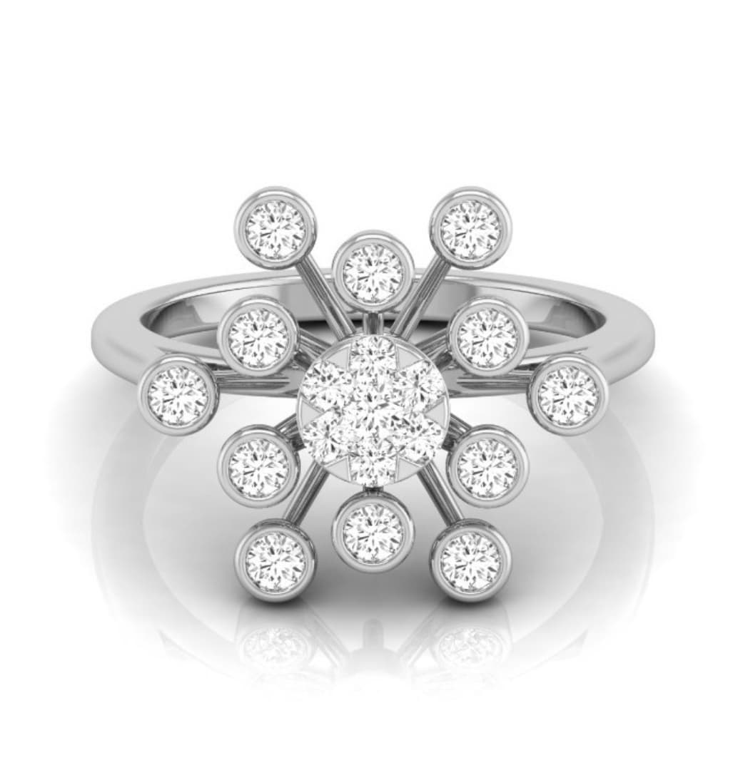 The Floral Diamond Ring