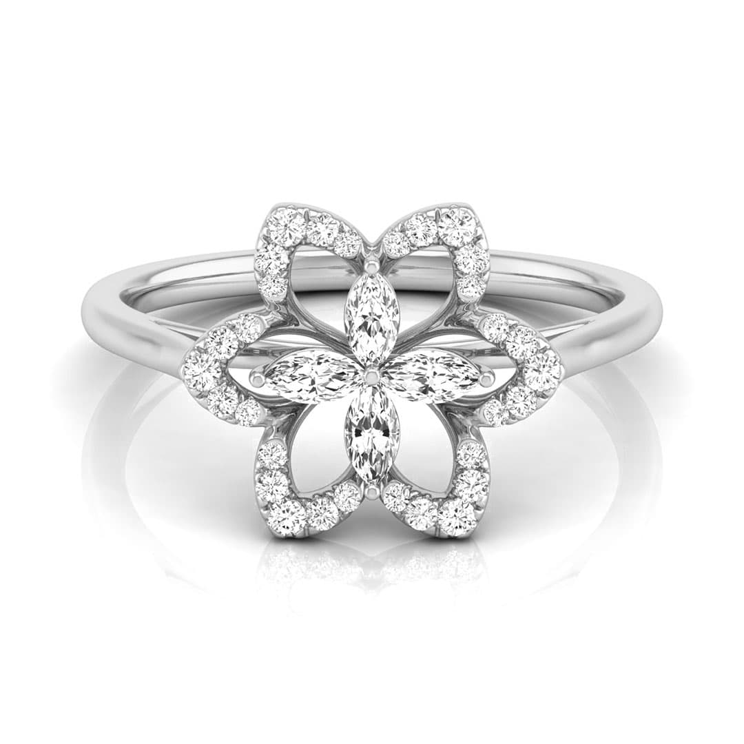 The Floral Spark Ring