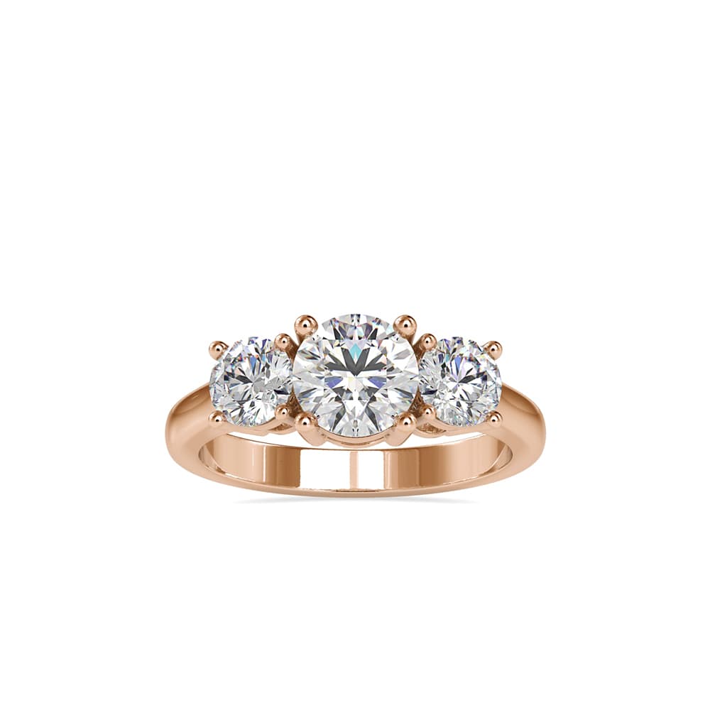 The Evermore Spark Ring 1.70 Carats in 14K Rose Gold